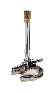 BEC BUNSEN AVEC ROBINET ET TETE EN LAITON  Gaz propane