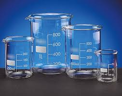 BECHER EN VERRE BOROSIL 3.3 F.BASSE 5 ML